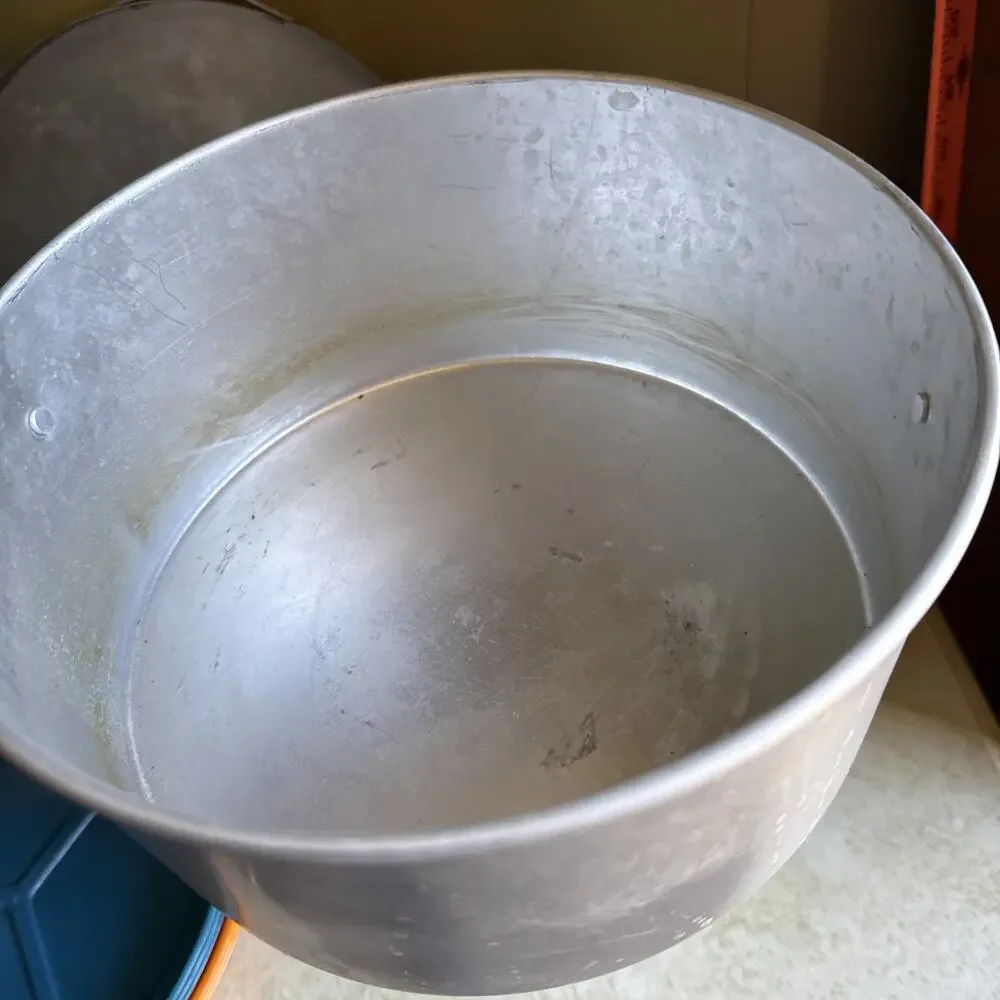 Vintage Seaway 6 Party Aluminum Cook Set Camping Cooking Pot Pan Plate Cup w/Box